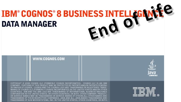 End of Life für den IBM-Cognos-DataManager